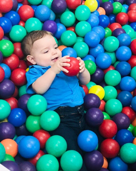 Piscina de bolinhas.